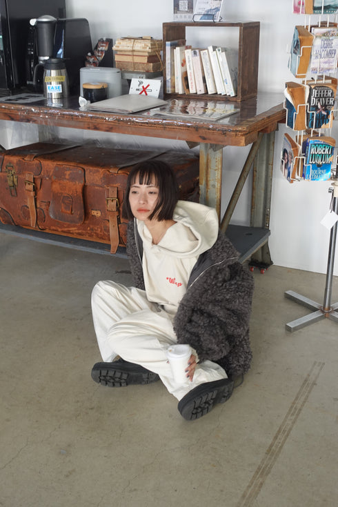 ボアボリュームブルゾン